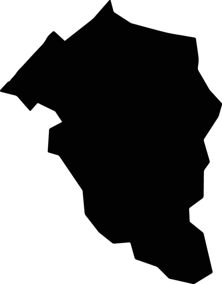 Kanazawa Japan silhouette map vector