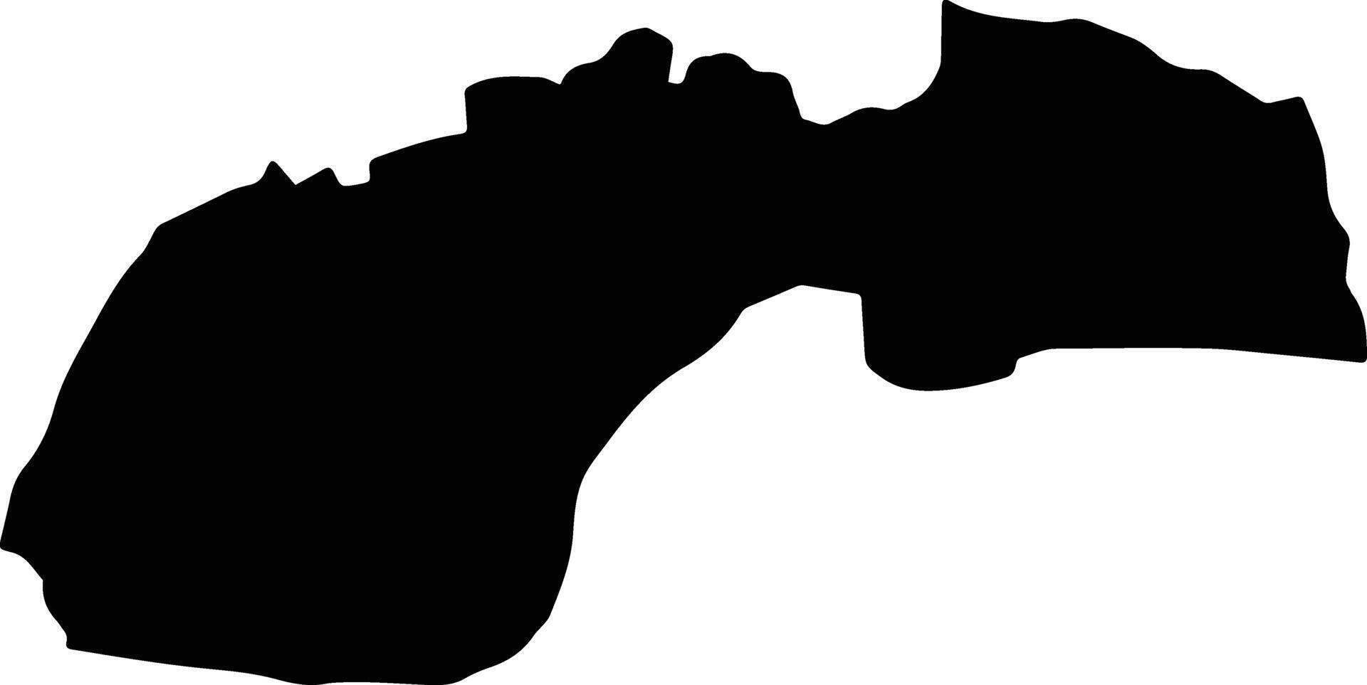 Kang Meas Cambodia silhouette map vector