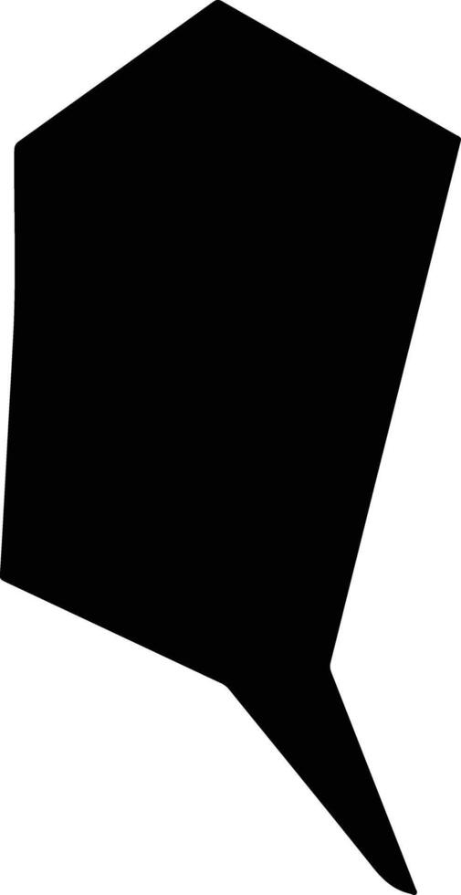 Kanie Japan silhouette map vector
