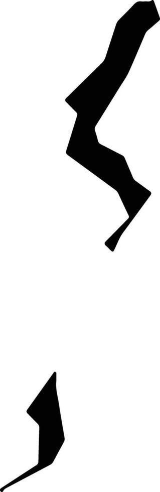 Kanifay Micronesia silhouette map vector