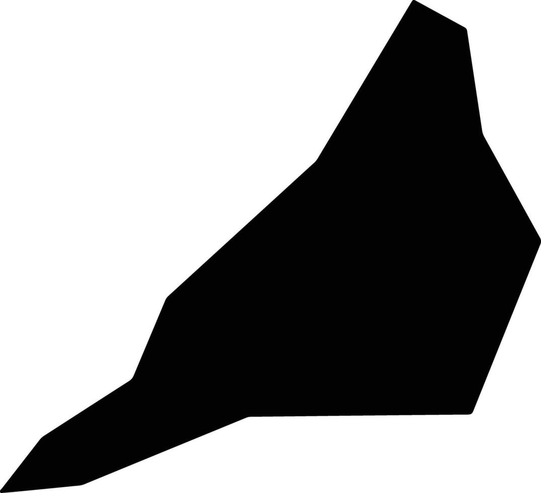 Kannami Japan silhouette map vector