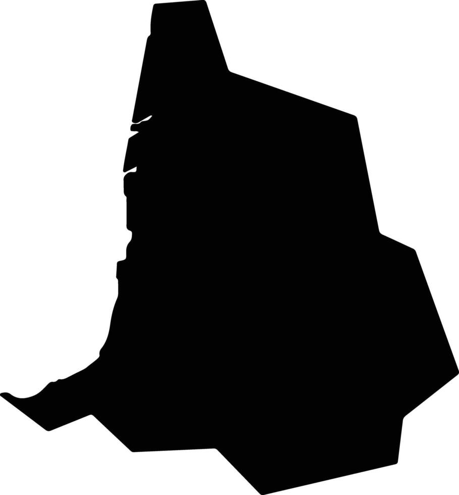 Kanonji Japan silhouette map vector