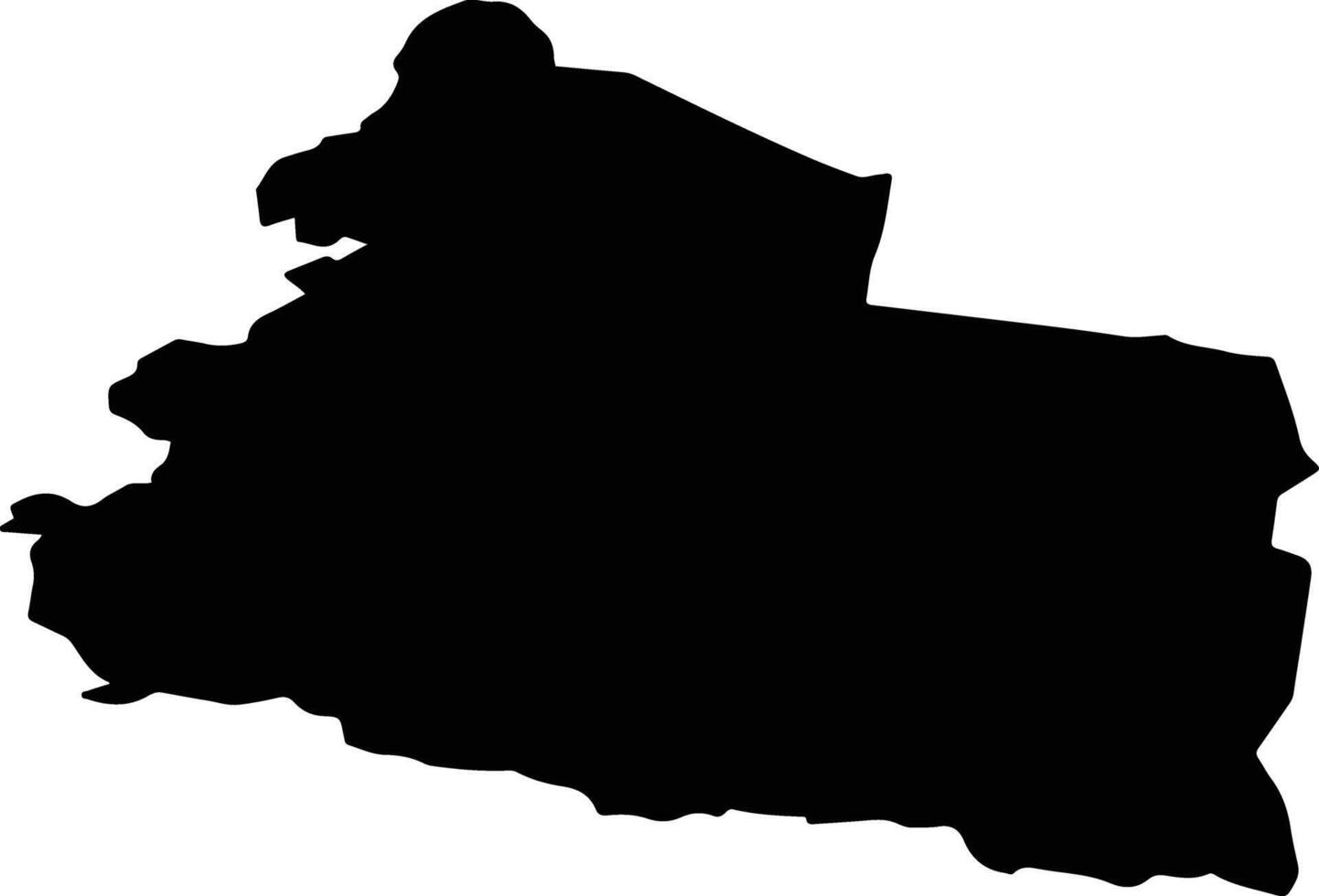 Kantinieku pag Latvia silhouette map vector