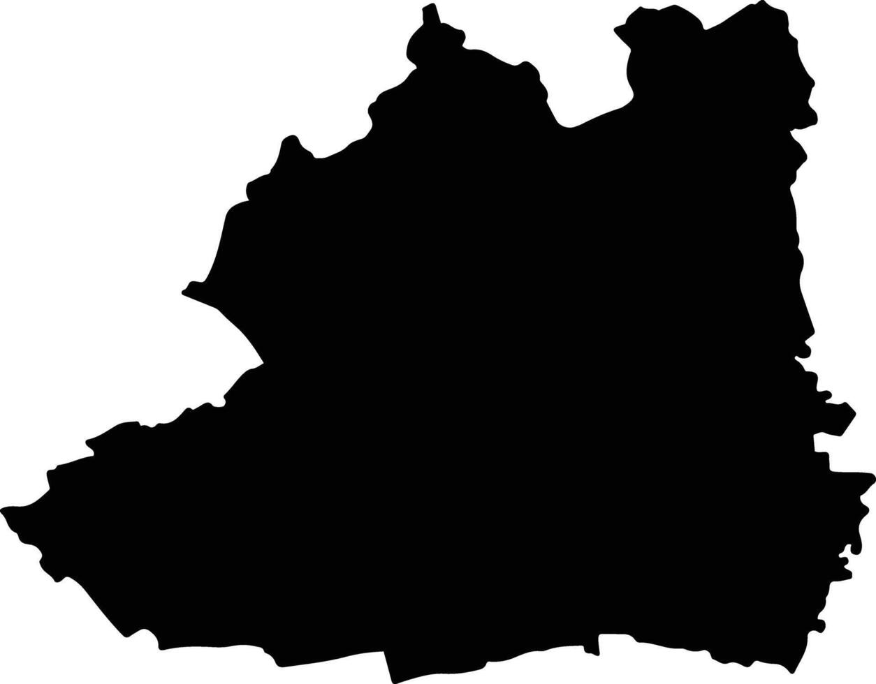 Kao Liao Thailand silhouette map vector