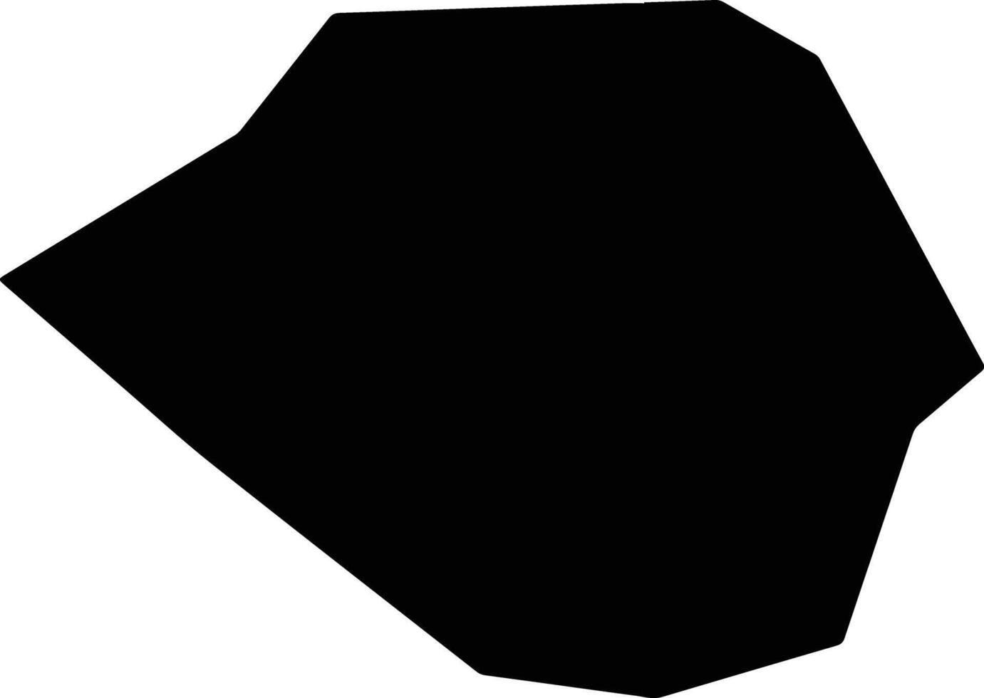 Kapileio Cyprus silhouette map vector