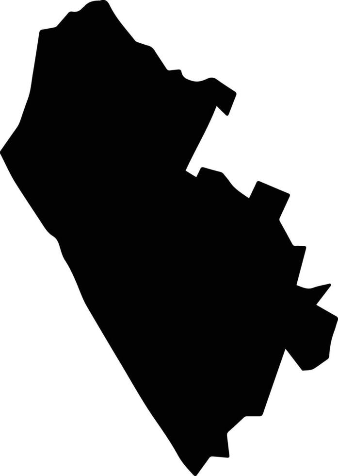 Kapseret Kenya silhouette map vector