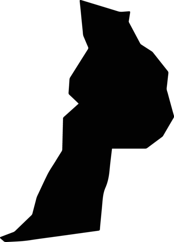 Karmakchinskiy Kazakhstan silhouette map vector