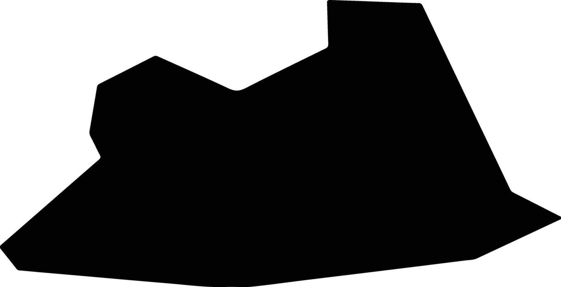 Karmi Cyprus silhouette map vector