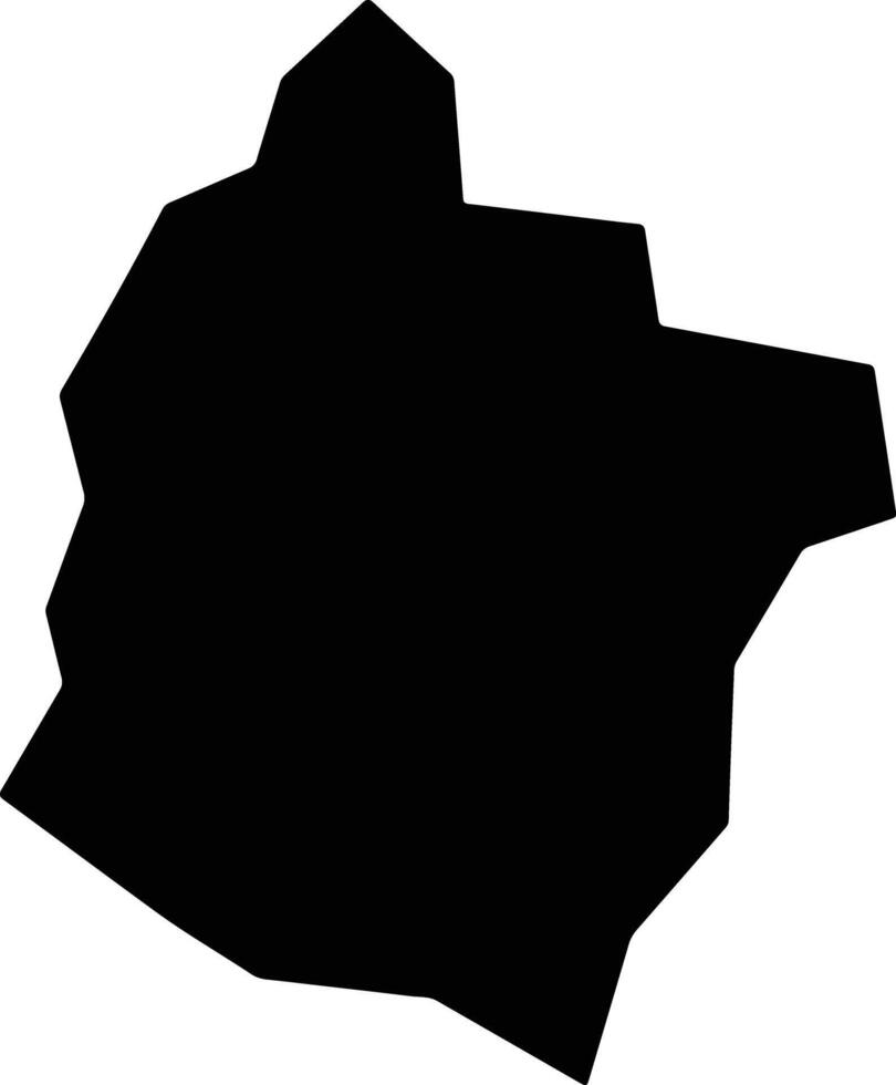 Kasai Japan silhouette map vector