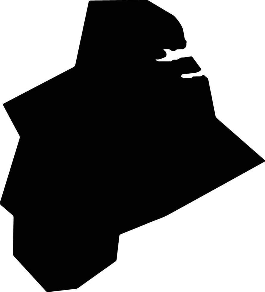 Kashima Japan silhouette map vector