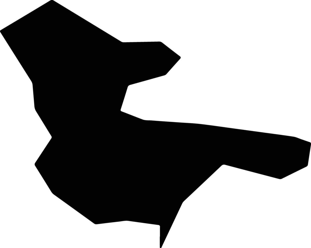 Kashiwa Japan silhouette map vector