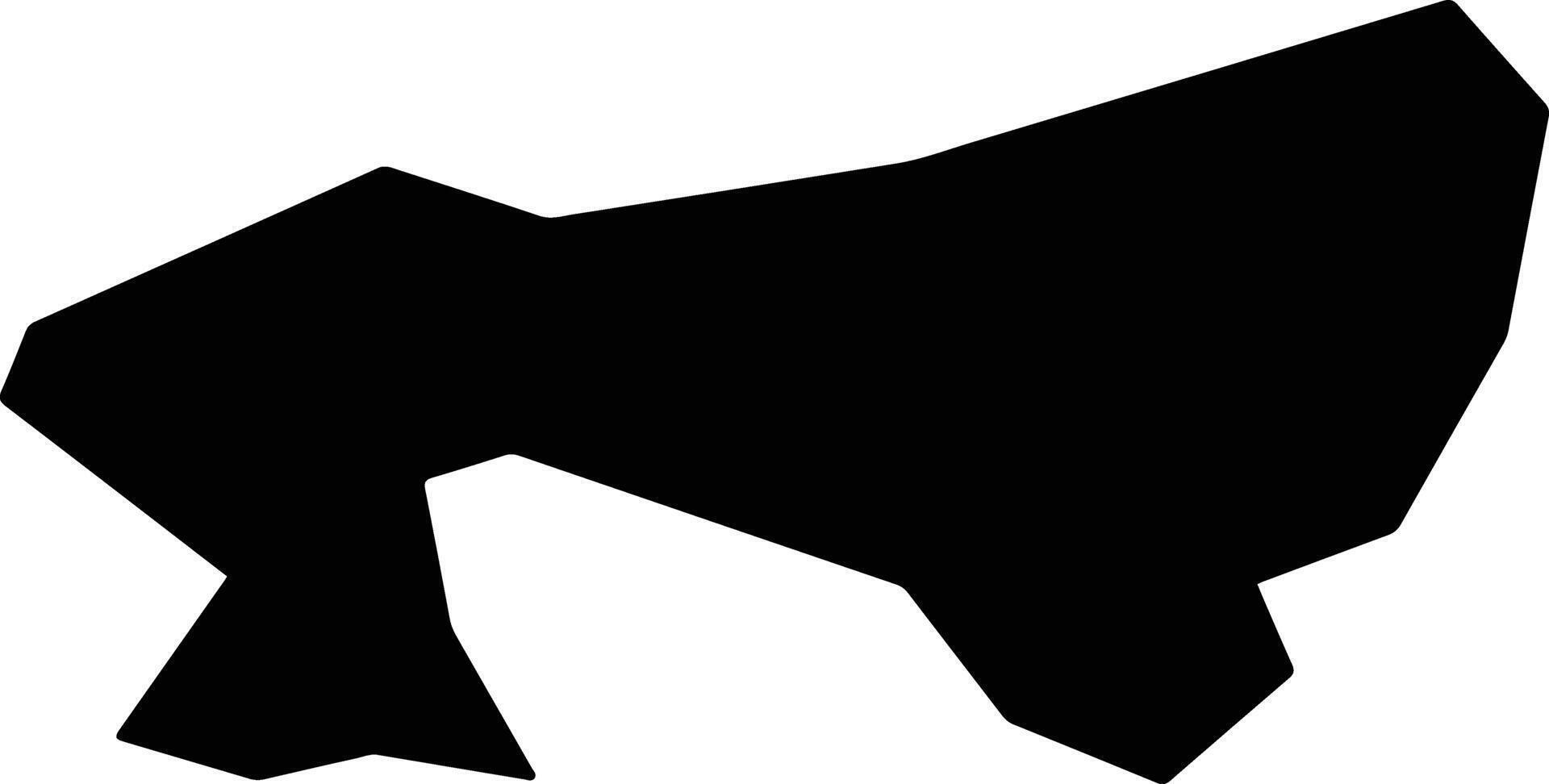 Kasimov Russia silhouette map vector