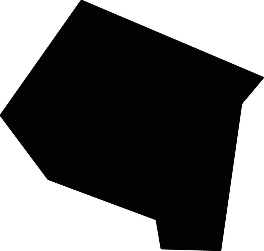 Kaski Nepal silhouette map vector