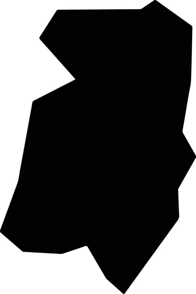 Kateila Sudan silhouette map vector