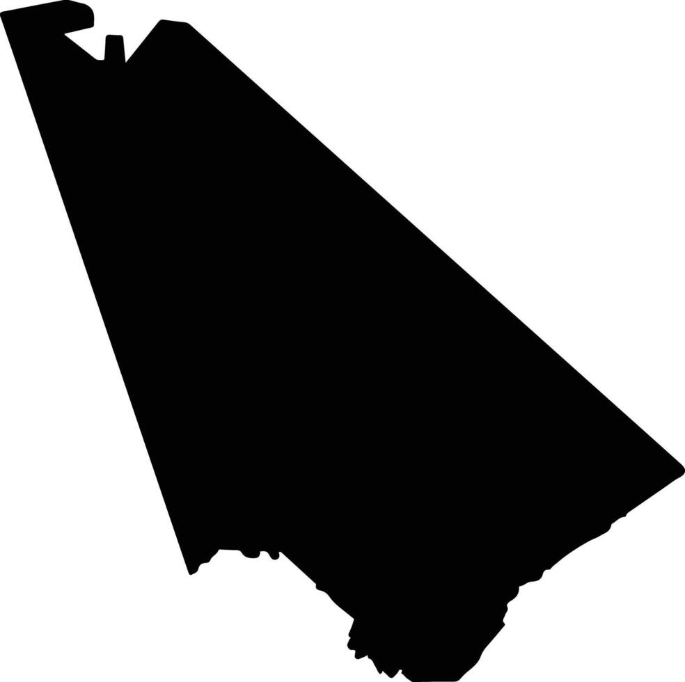 Katima Muliro Rural Namibia silhouette map vector