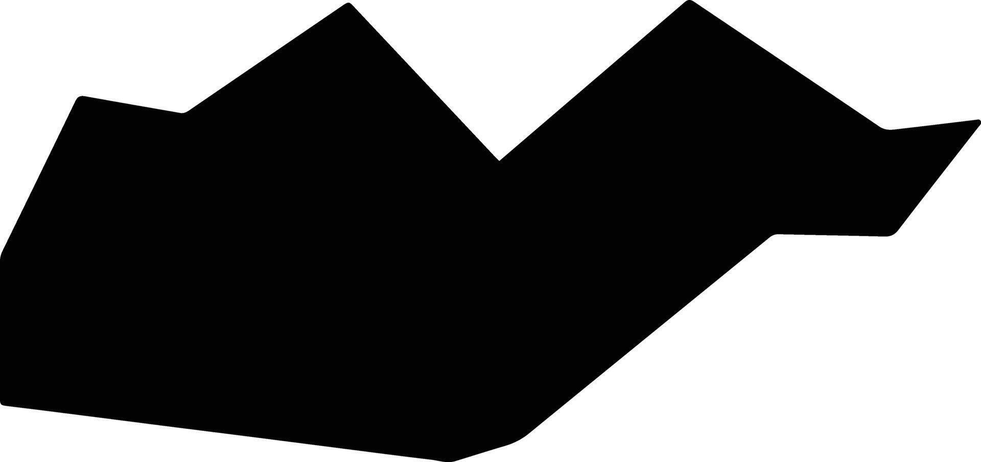 Katydata Cyprus silhouette map vector