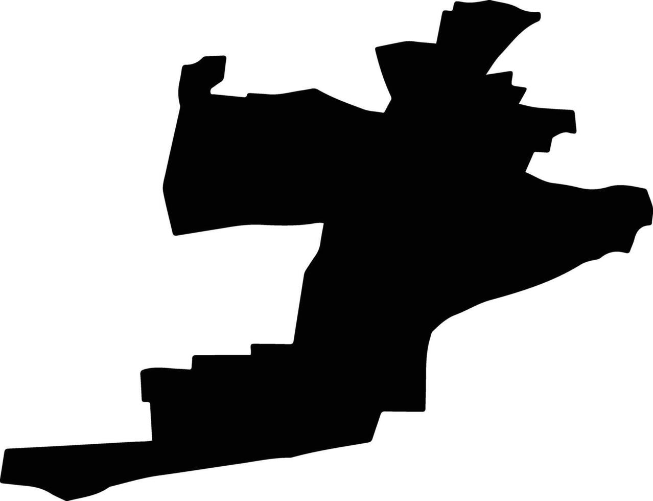 Kaua Mexico silhouette map vector