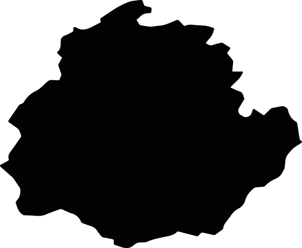 Kavak Turkey silhouette map vector