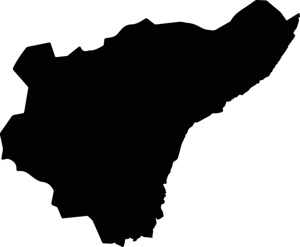Kayogoro Burundi silhouette map vector