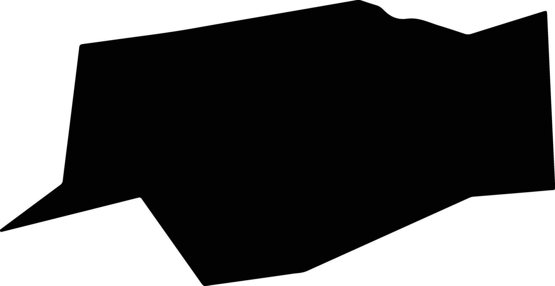 Kazafani Cyprus silhouette map vector