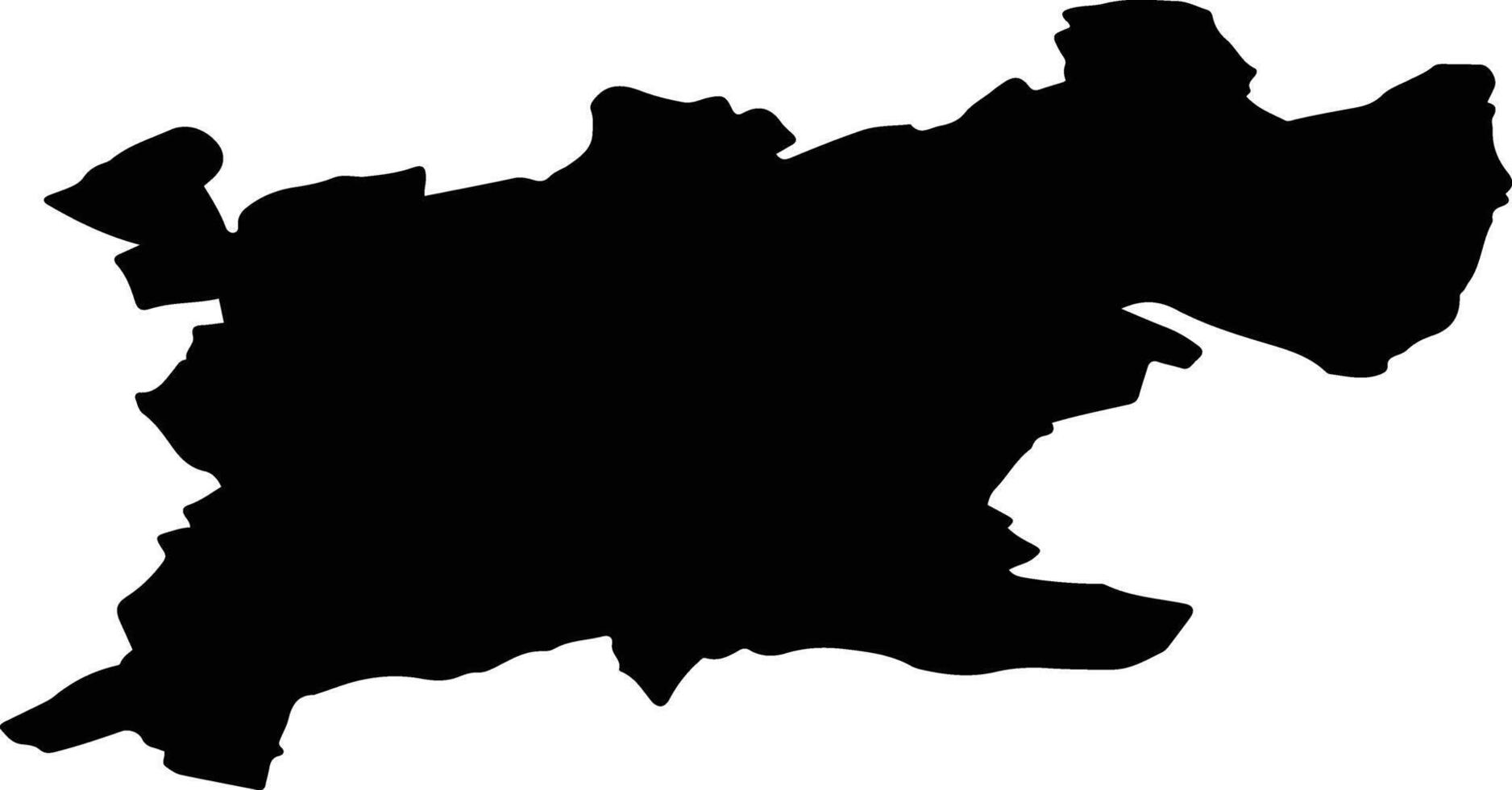 Kehlen Luxembourg silhouette map vector