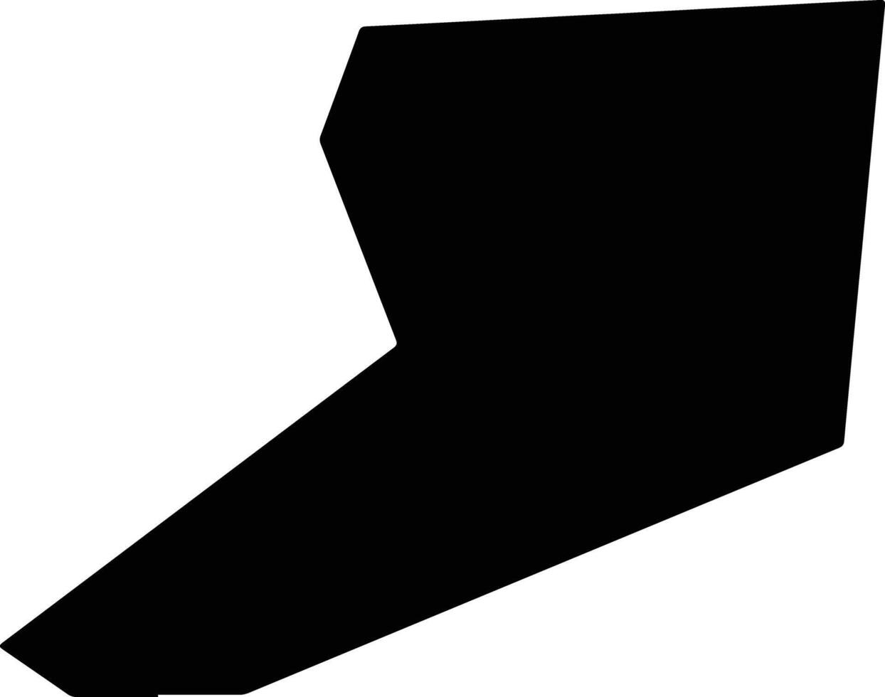 Kehychivka Ukraine silhouette map vector