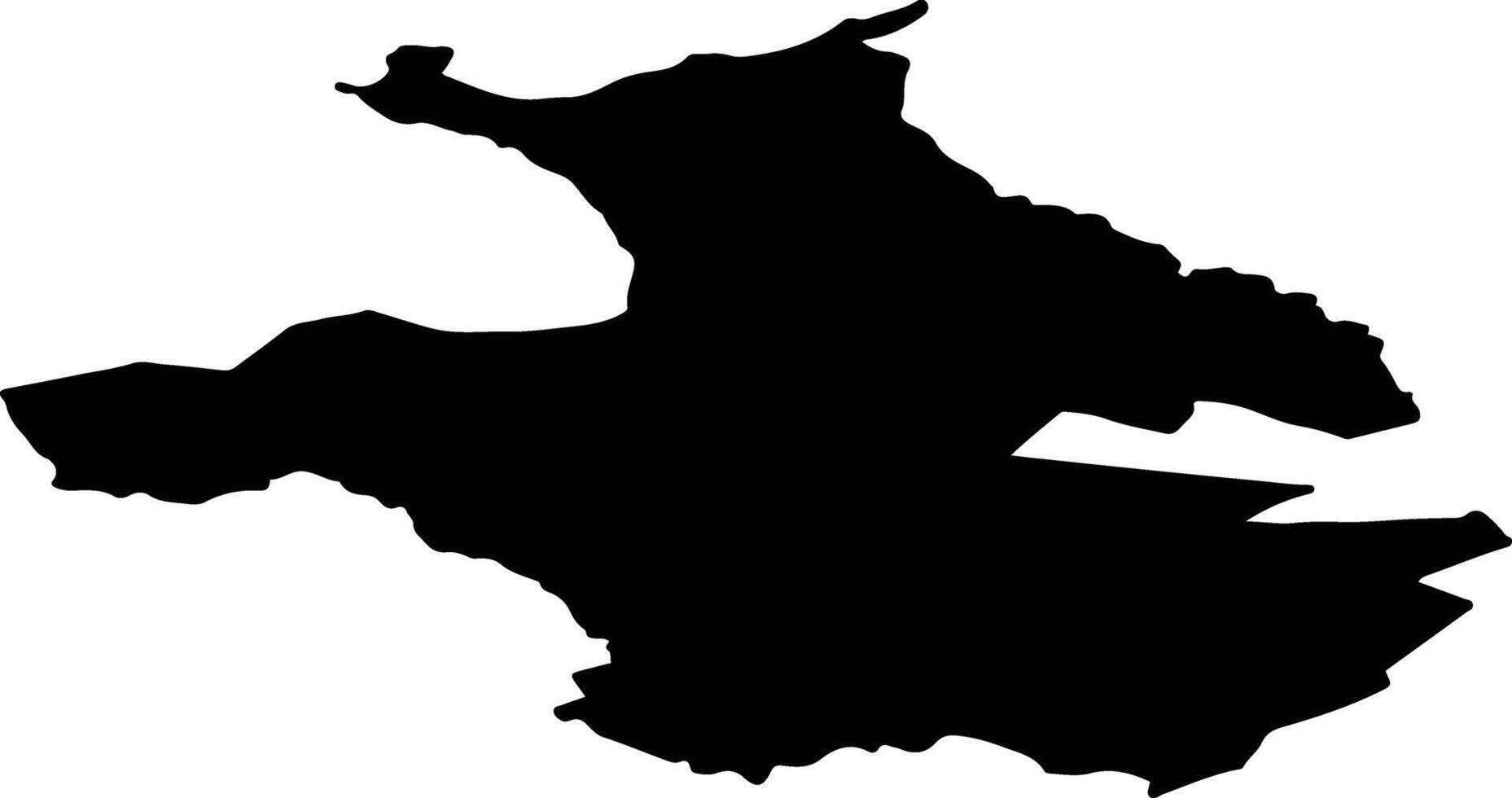Keila vald Estonia silhouette map vector