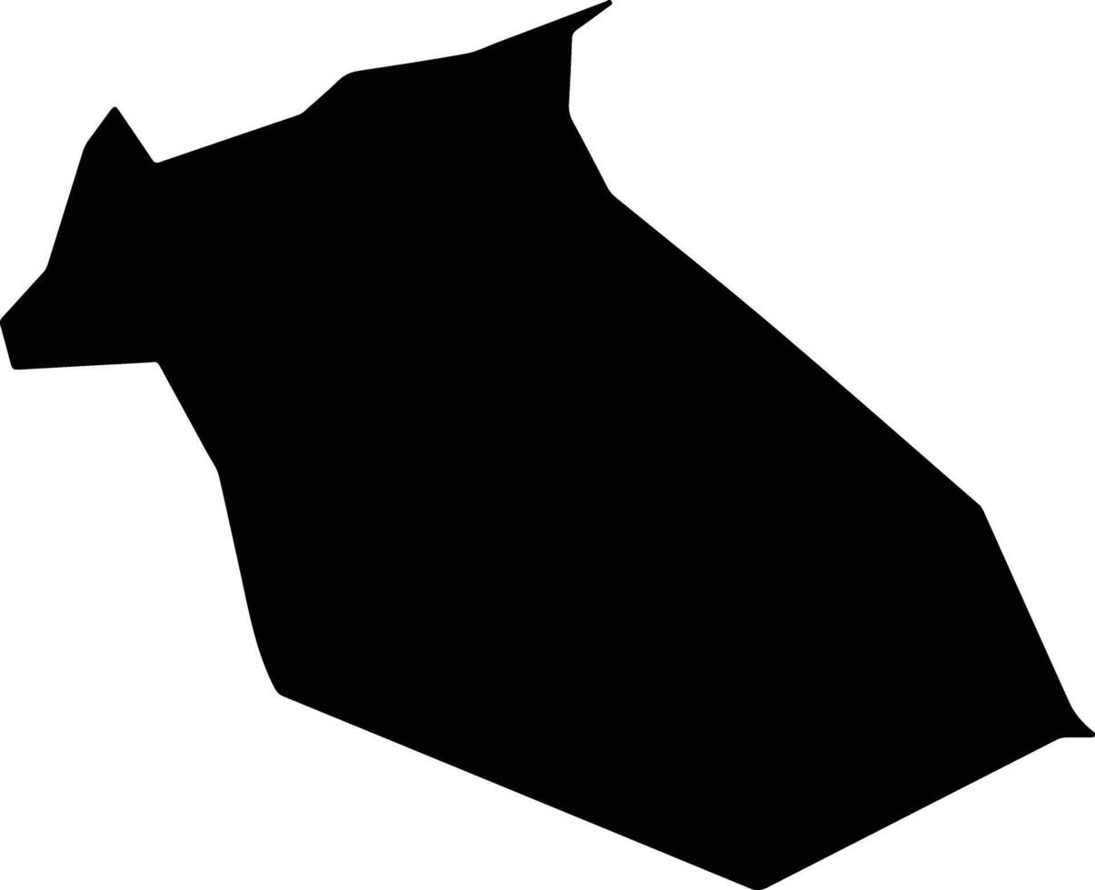 Keilak Sudan silhouette map vector