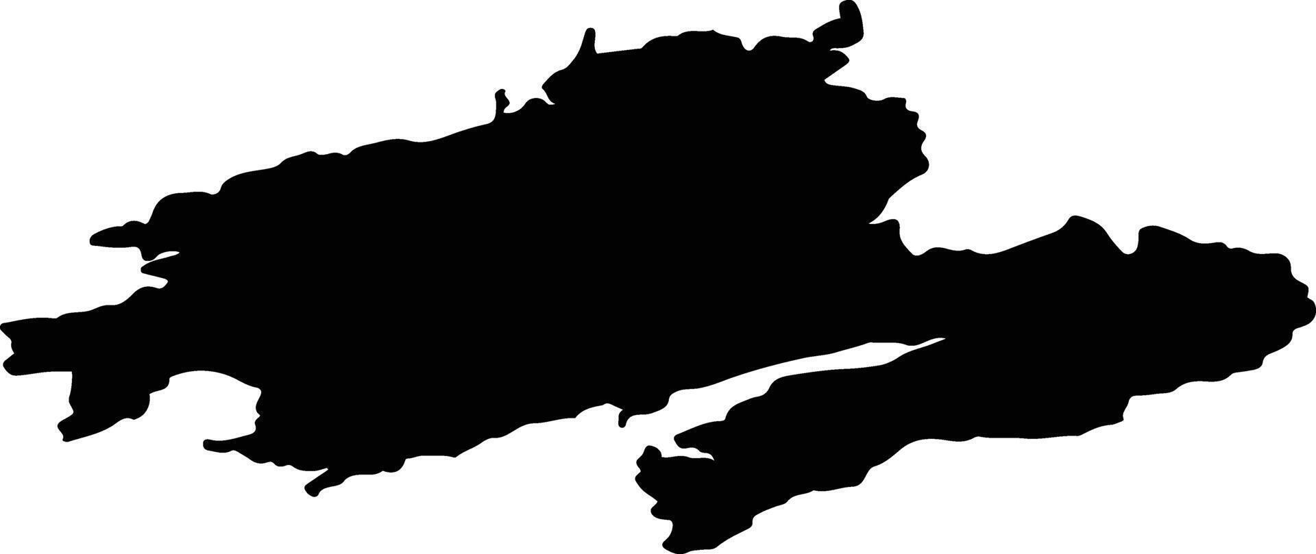 KENMARE LEA 6 Ireland silhouette map vector
