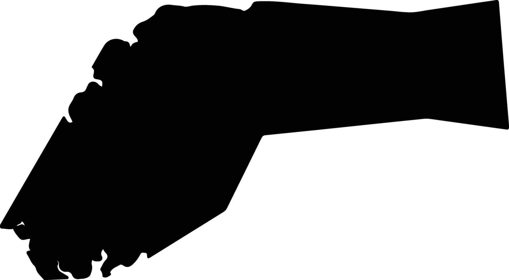 Kent United States silhouette map vector