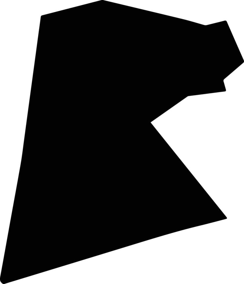Kerbela Iraq silhouette map vector