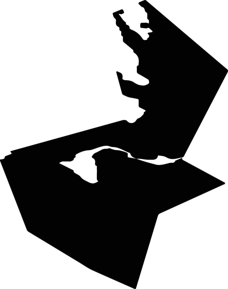Kerteminde Denmark silhouette map vector