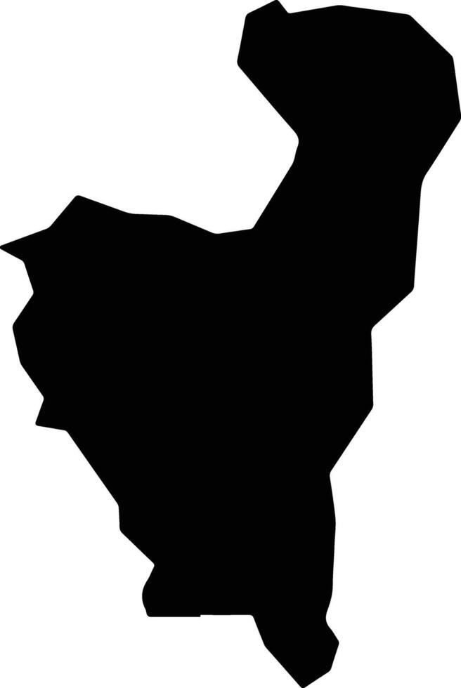 Khaki Jabbar Afghanistan silhouette map vector