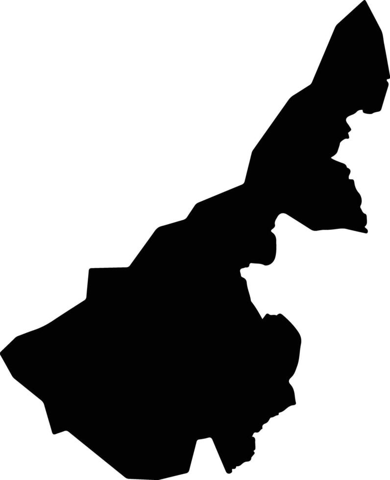 Khanaqin Iraq silhouette map vector