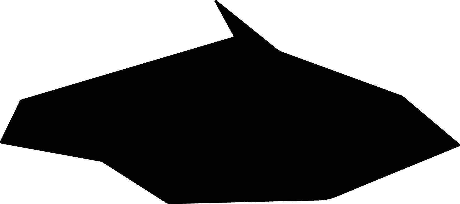 Khanka Uzbekistan silhouette map vector