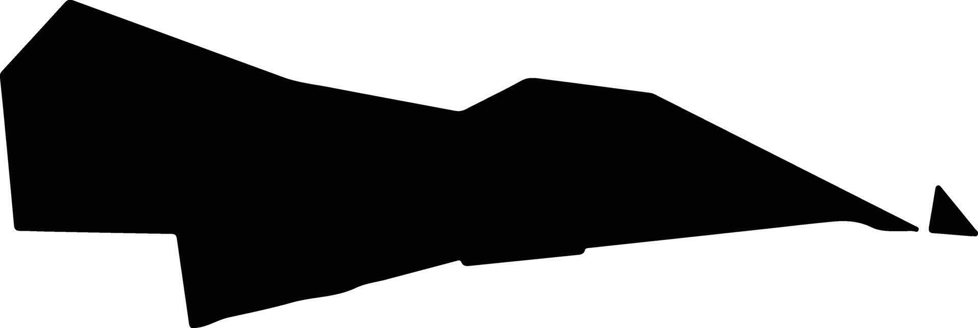 Khavas Uzbekistan silhouette map vector