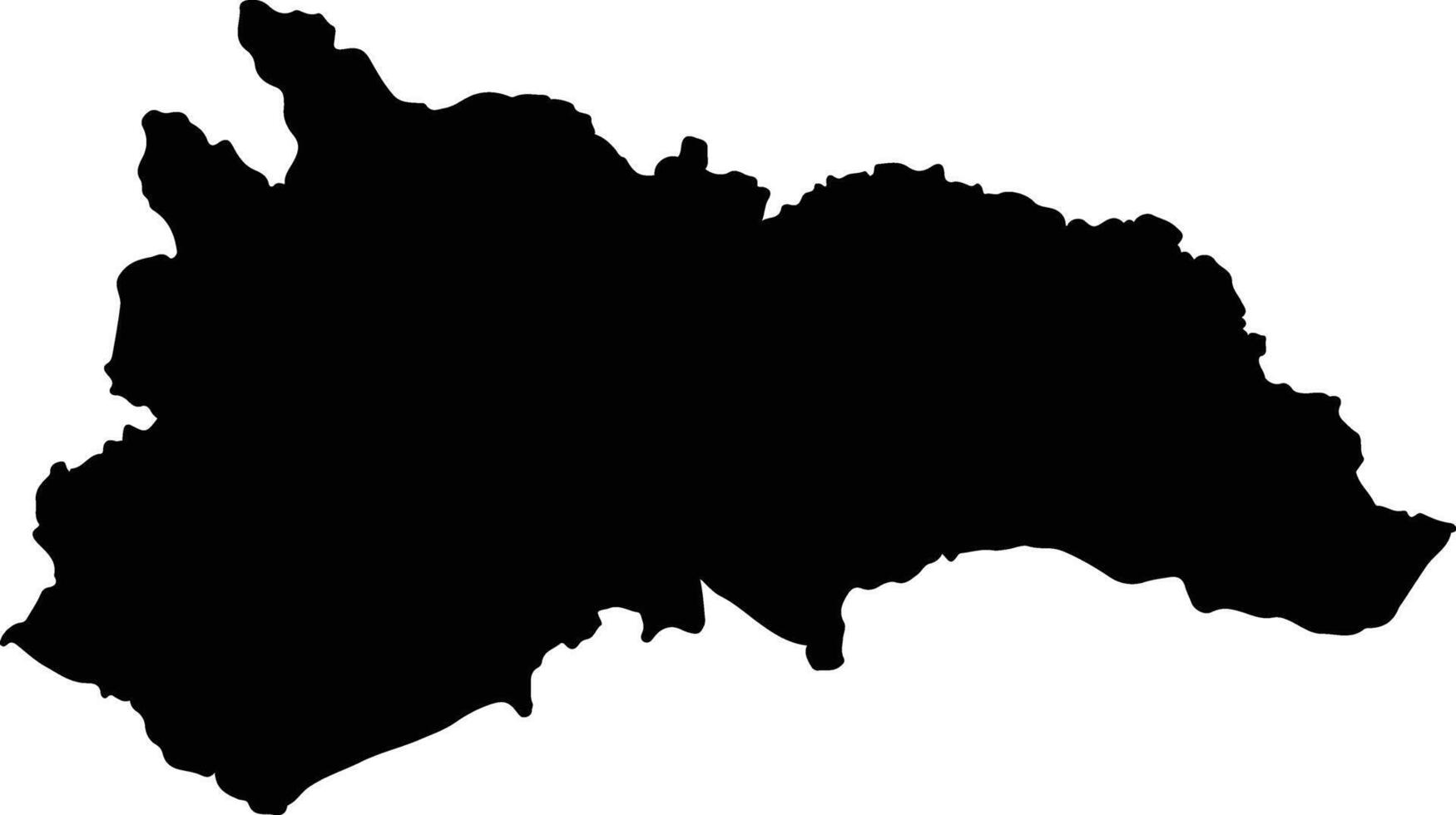 Khon San Thailand silhouette map vector