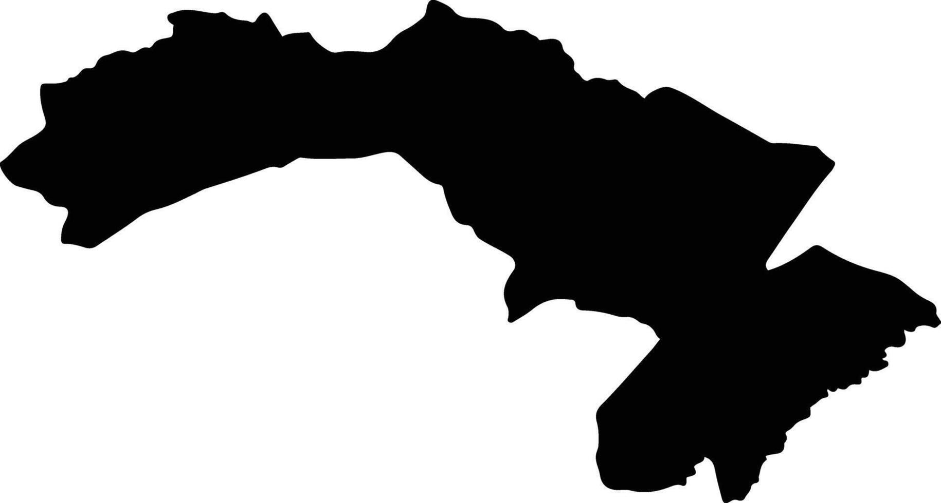 Khong Thailand silhouette map vector
