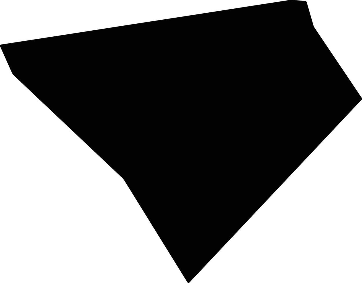 Khrystynivka Ukraine silhouette map vector