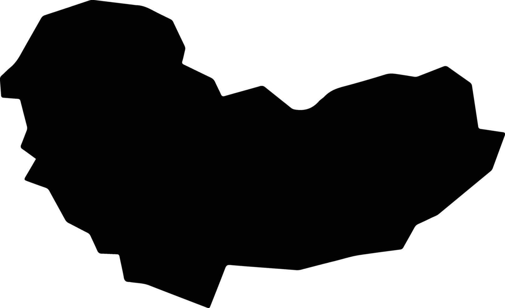 Khwaja Sabz Posh Afghanistan silhouette map vector