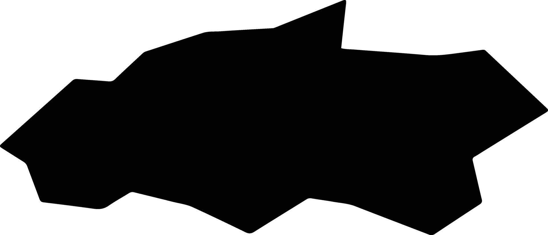 Khwaja Umari Afghanistan silhouette map vector