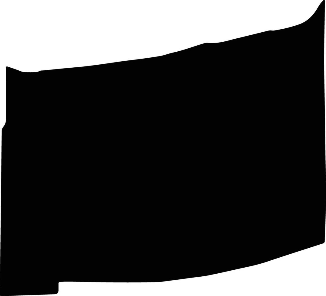 Kiang Central Gambia silhouette map vector
