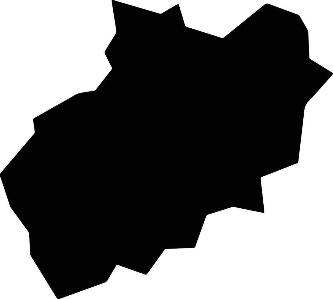 Kibichuo Japan silhouette map vector