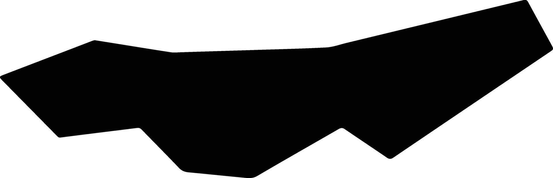 Kibra Kenya silhouette map vector