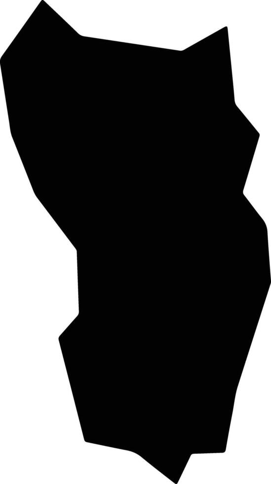Kigulu Uganda silhouette map vector