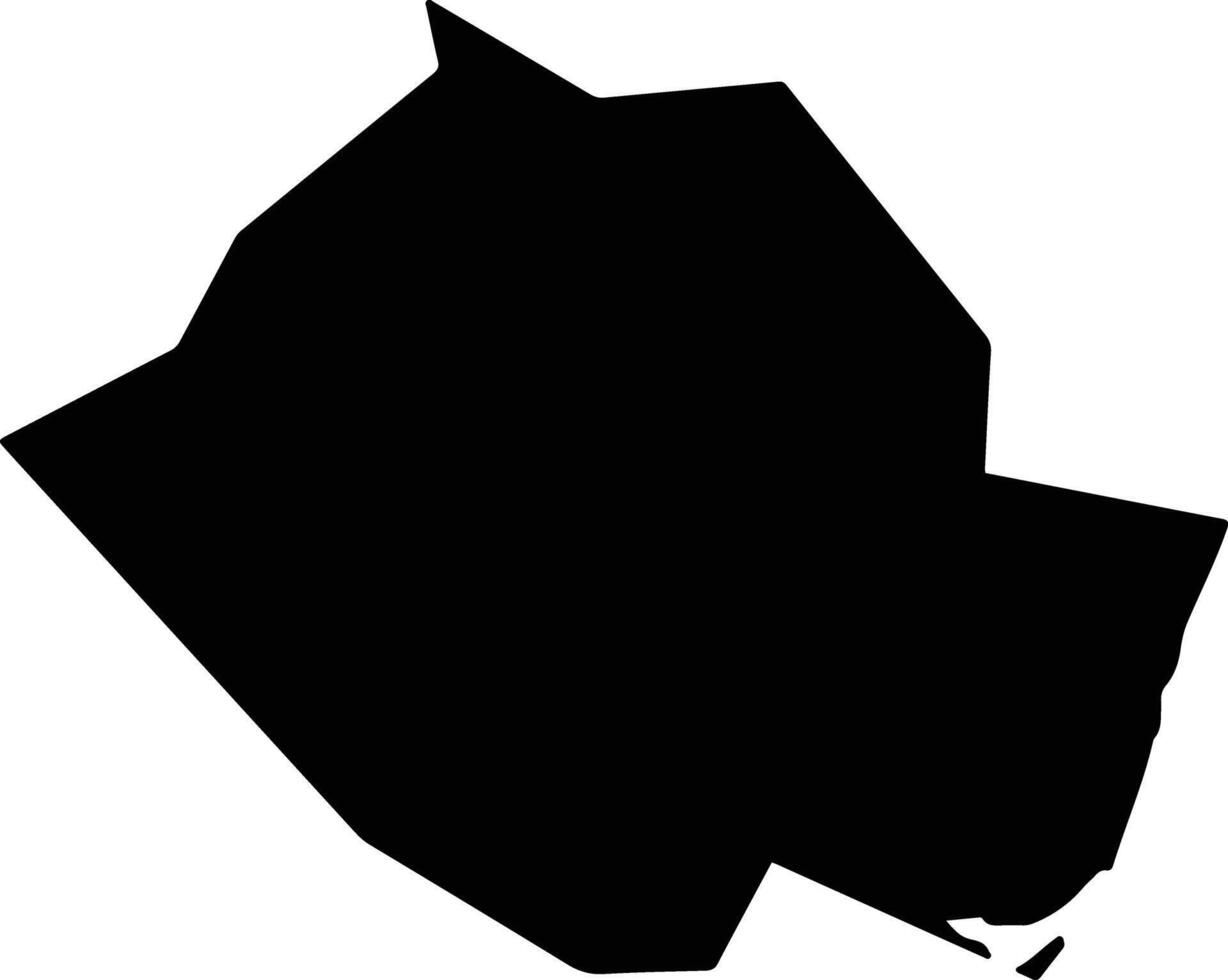 Kiho Japan silhouette map vector