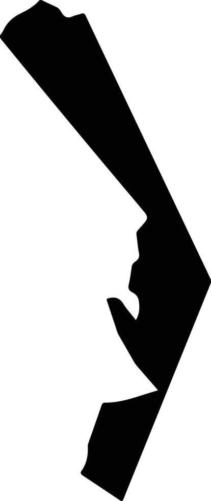 Kilmarnoch Jamaica silhouette map vector