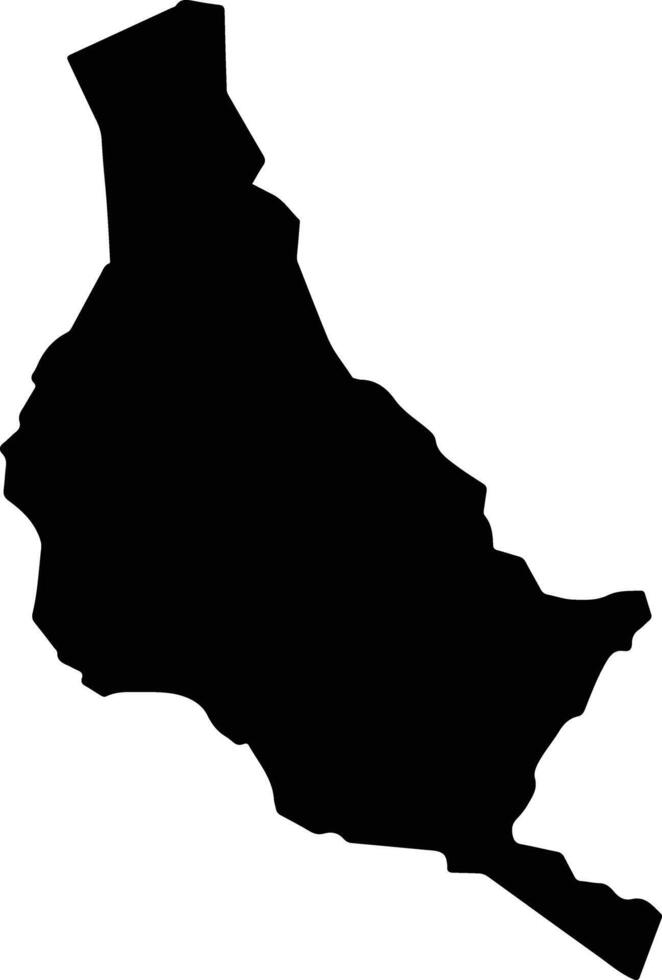 Kilome Kenya silhouette map vector