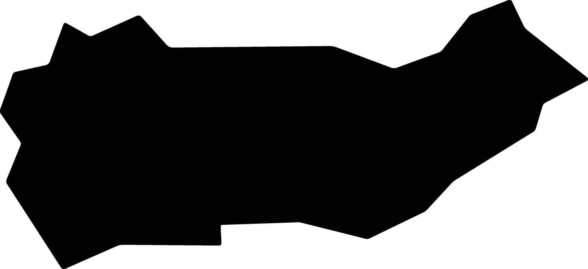 Kimino Japan silhouette map vector