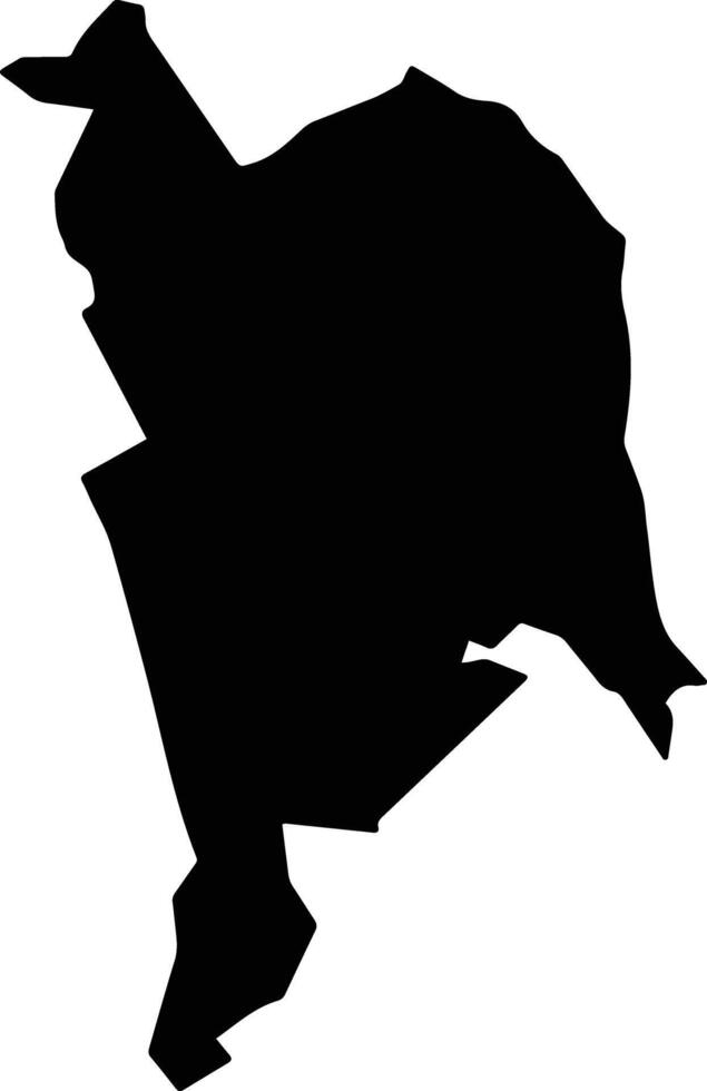 Kinangop Kenya silhouette map vector